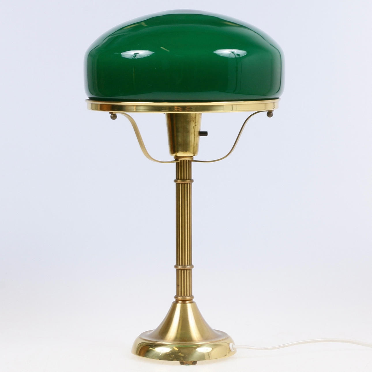 BORDSLAMPA, strindbergsmodell, mässing, EWÅ, Värnamo.