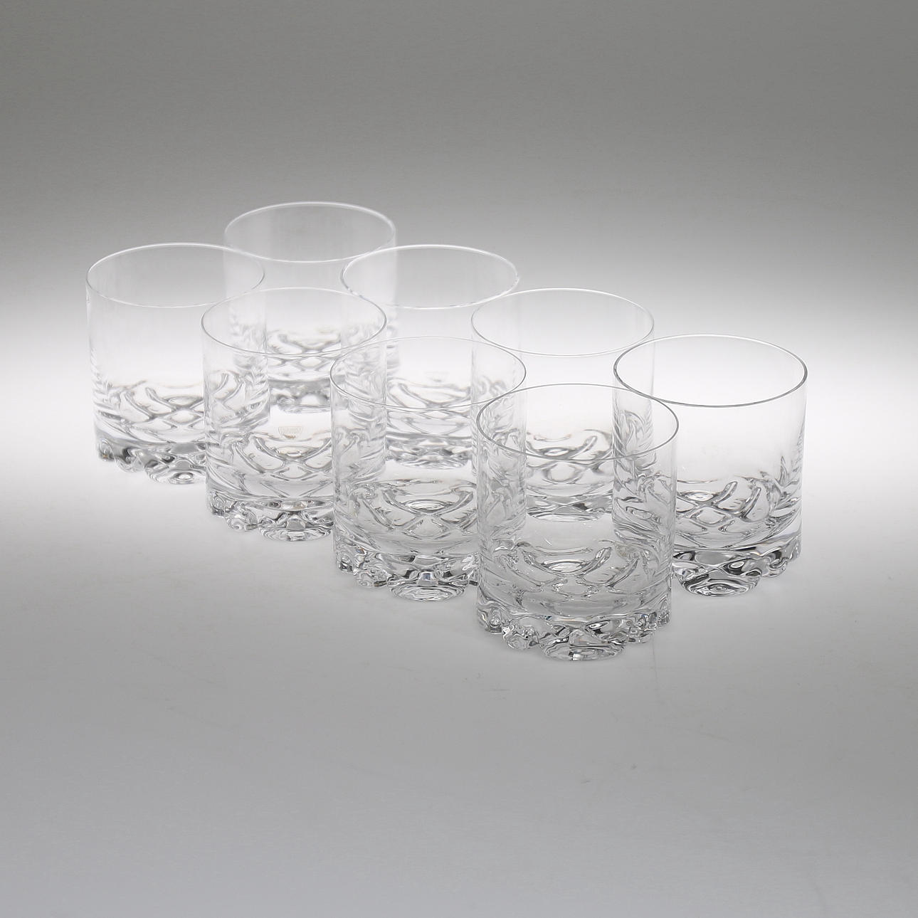 WHISKEYGLAS, 8 st, "Eric", Olle Alberius, Orrefors.