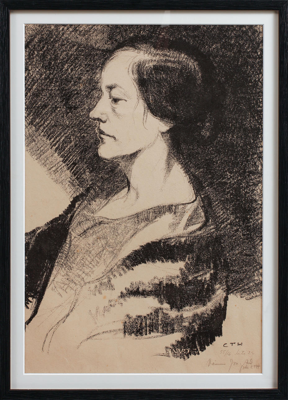 CARL TORSTEN HOLMSTRÖM, lithographs, 2 pieces, signed.