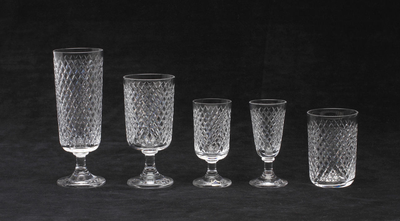 GLASSERVIS, 56 delar, Mona Morales Schildt, Cittra, Kosta, 1900-tal.