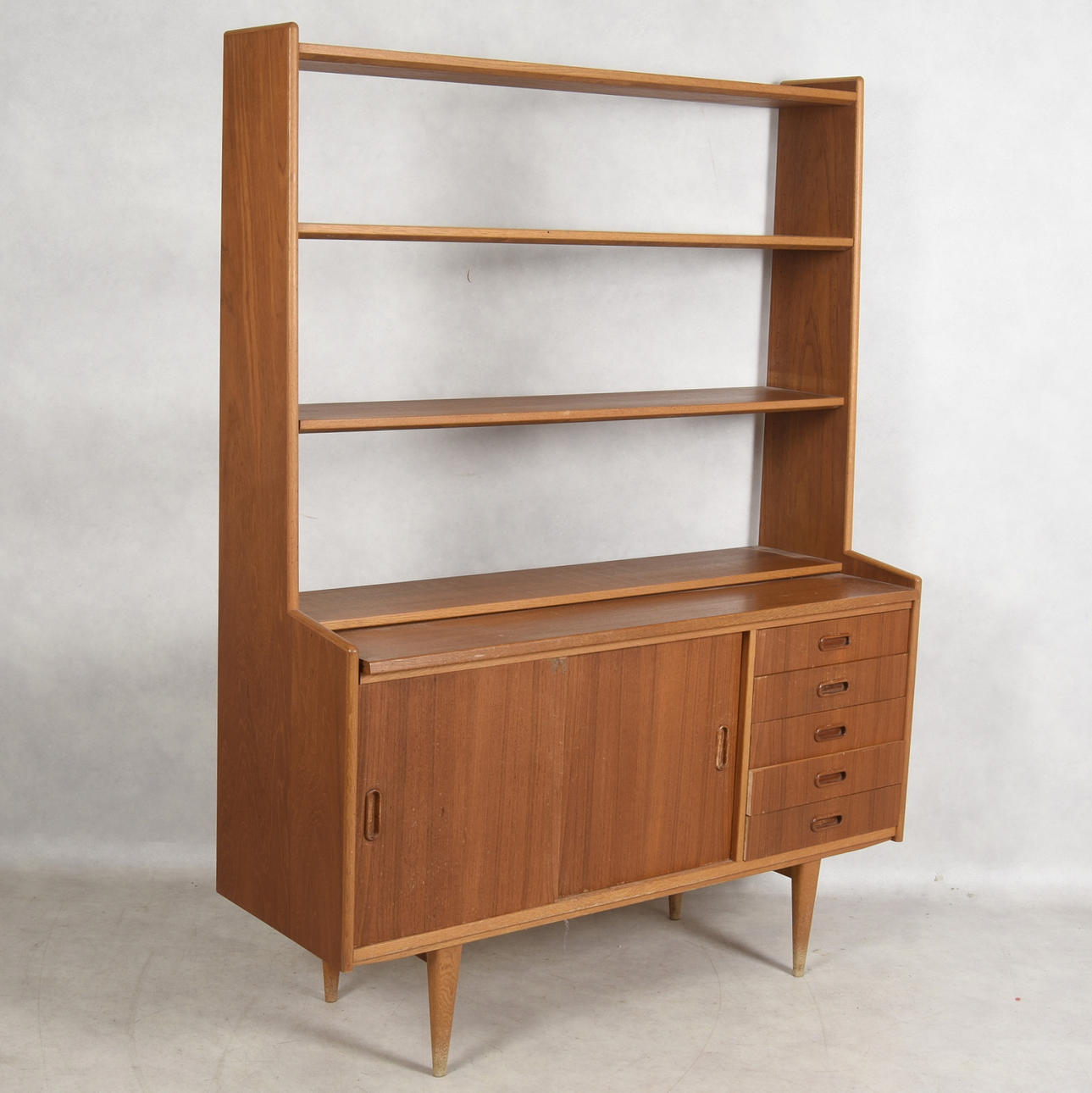 BOKHYLLA, teak, 1960/70-tal.