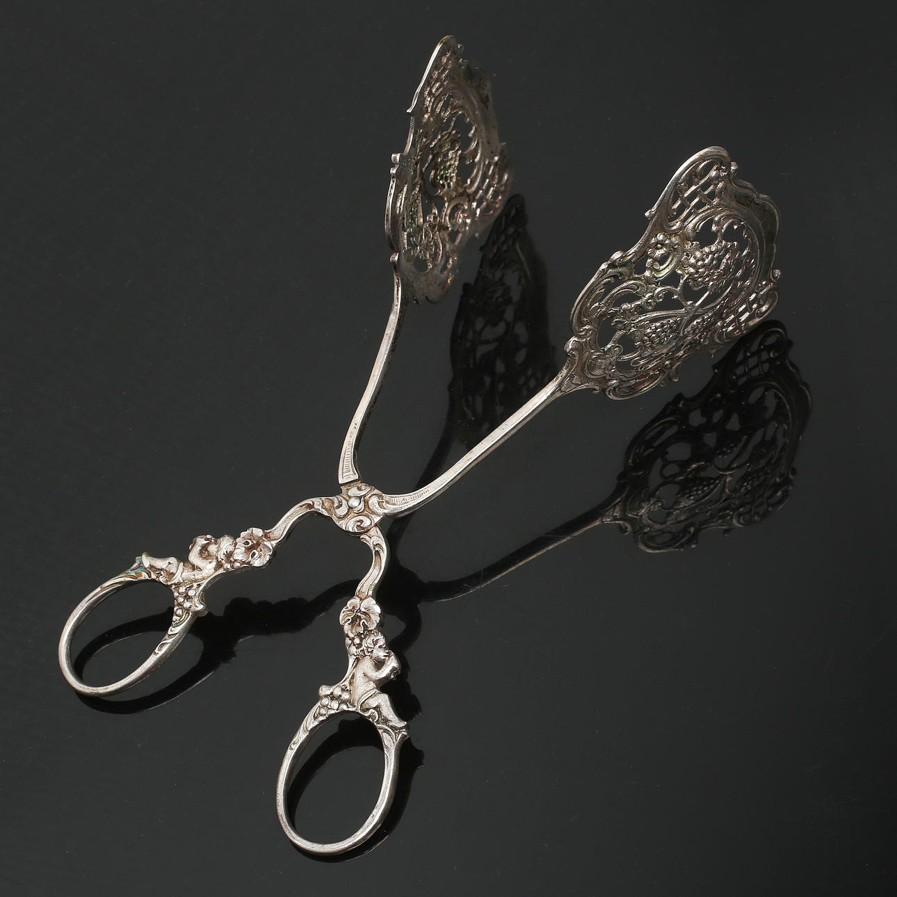 KEKSZANGE, Silber, Deutschland, 1900.