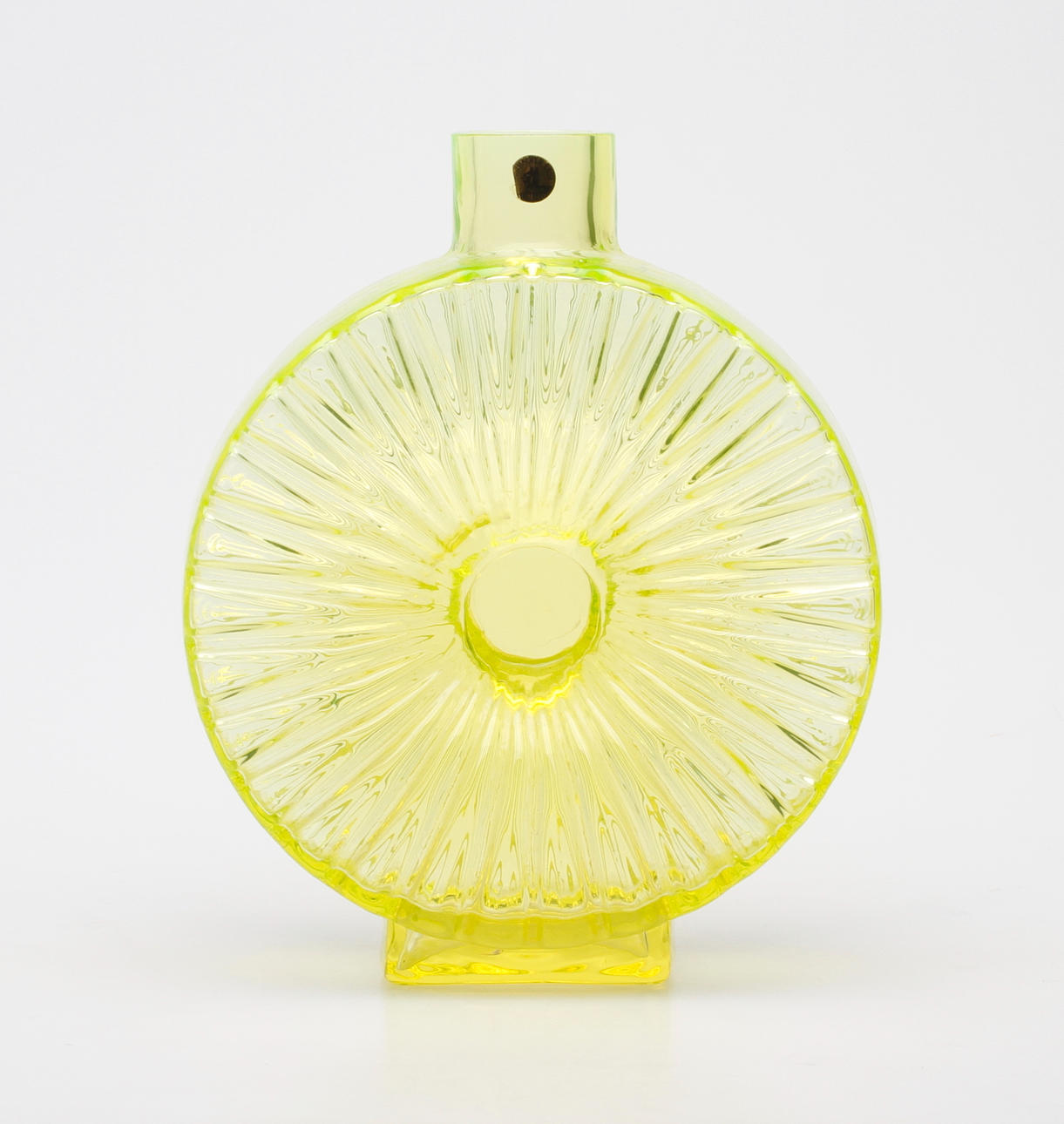 SOLFLASKA, glas, Helena Tynell, Riihimäen Lasi, Finland, 1900-talets andra hälft.