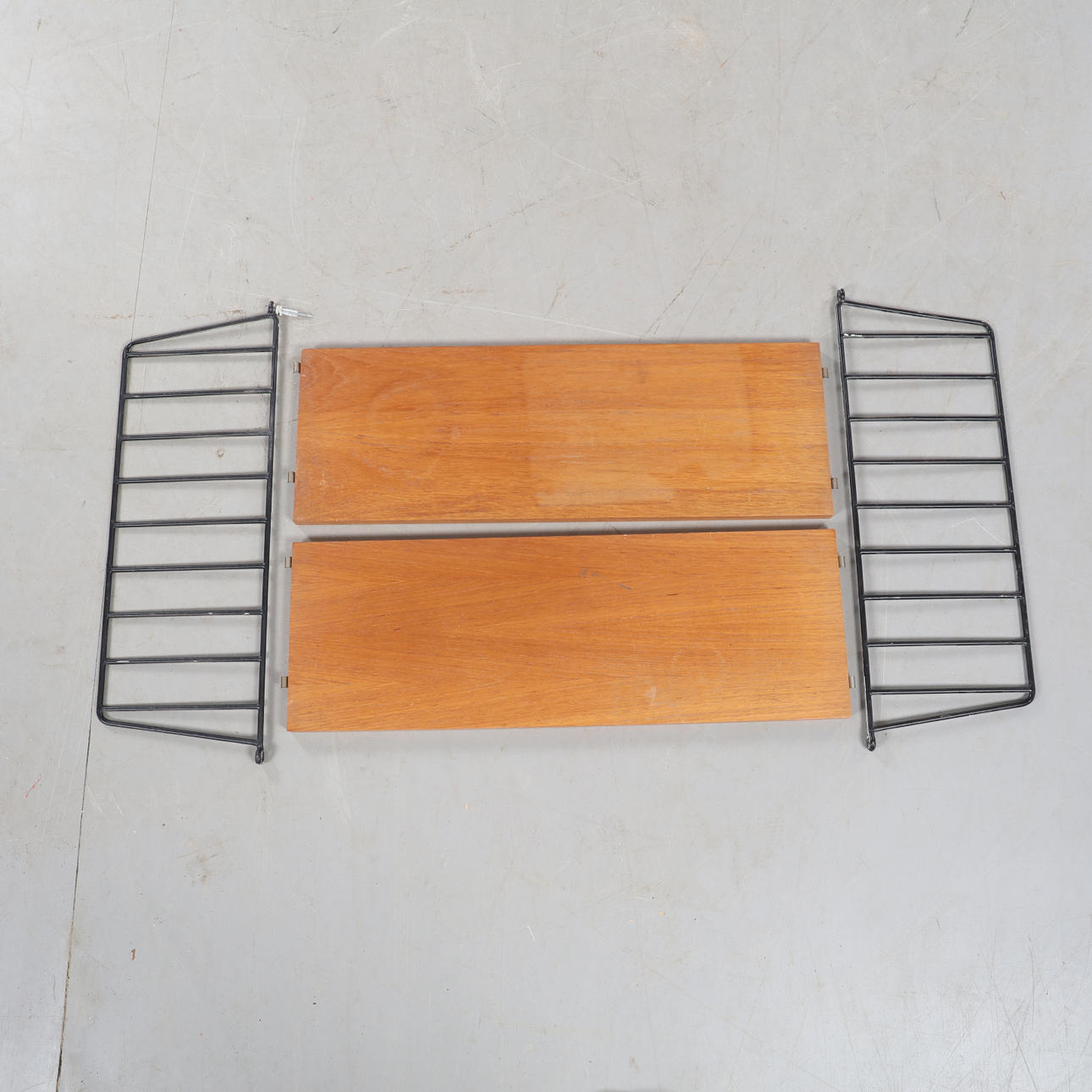 STRINGHYLLA, teak/svart,1900-talets andra hälft.