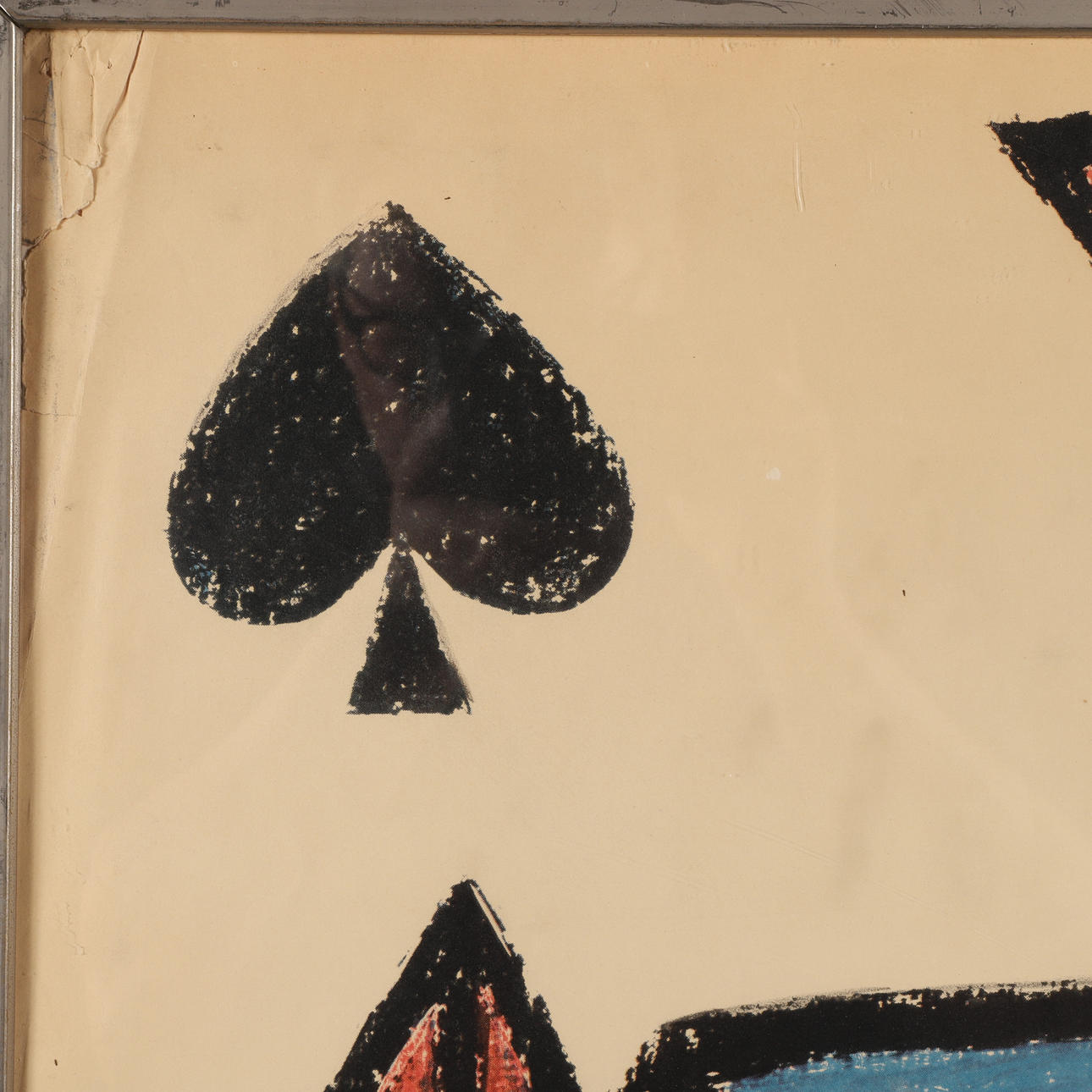 STIG LINDBERG. Poster, King of Spades, Nordic Museum. Art