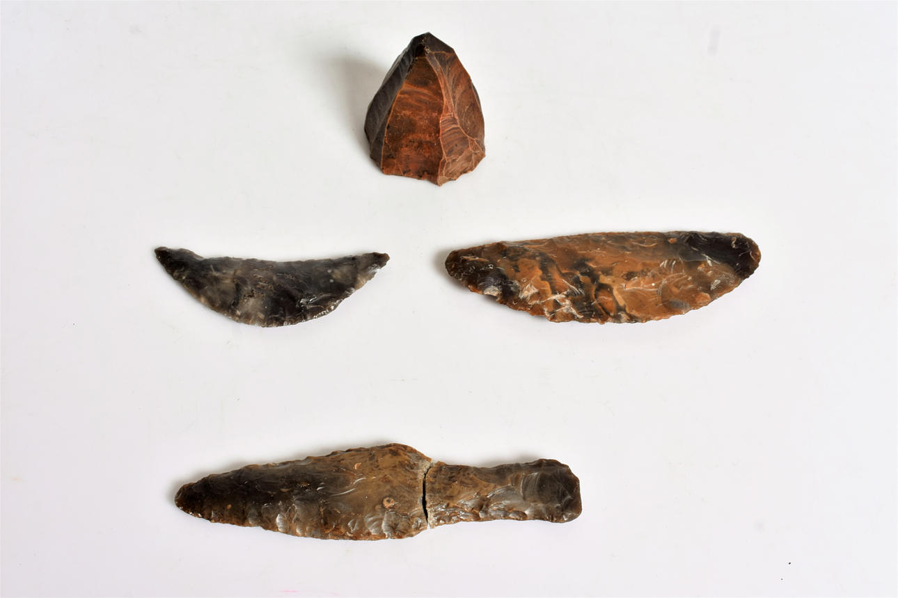 STEINMESSER, SCHABER 5 Teile.