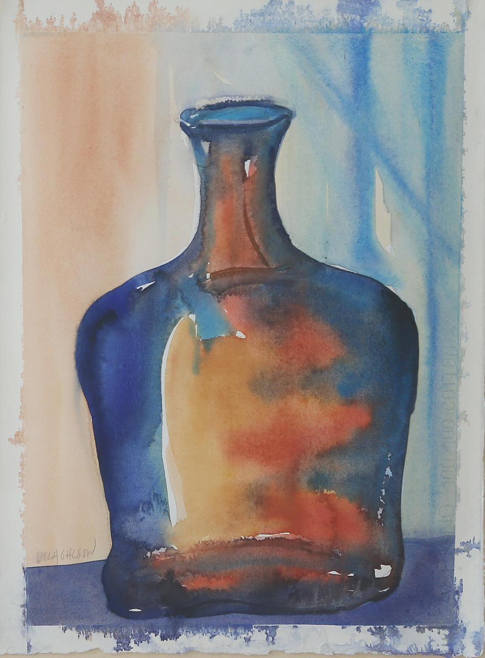 ULLA OHLSON, Akvarell "KÄRLEKSDRYCK".