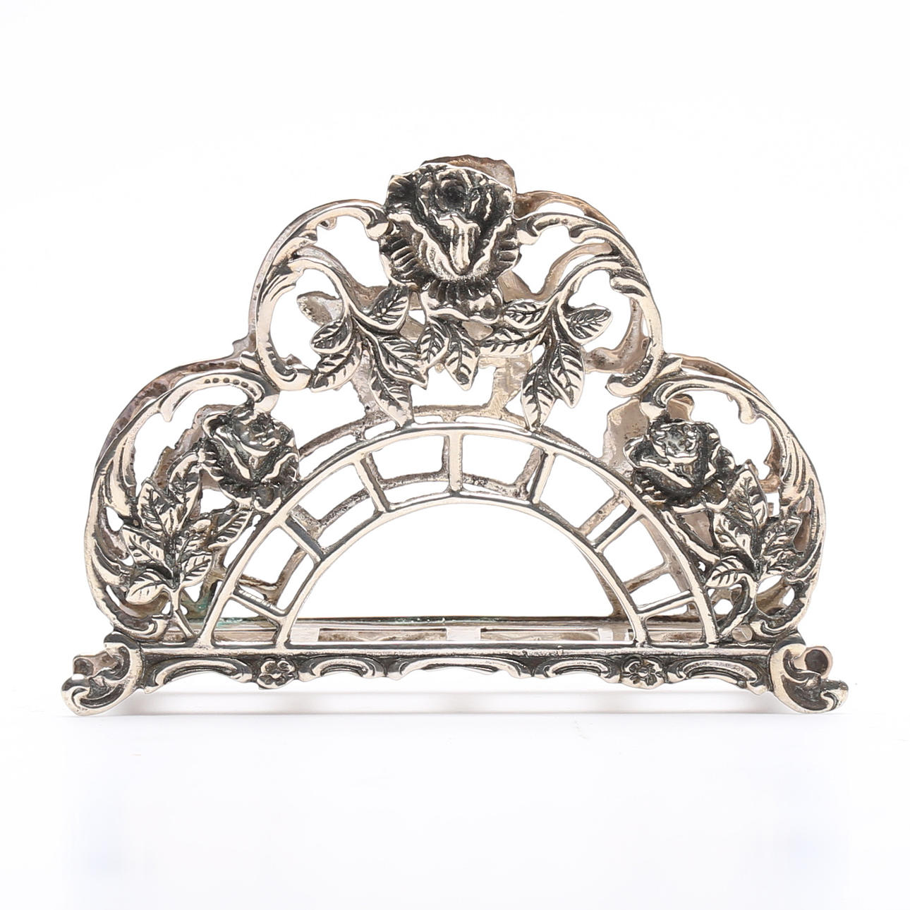 SERVETTSTÄLL, silver, vikt ca 86 gram.