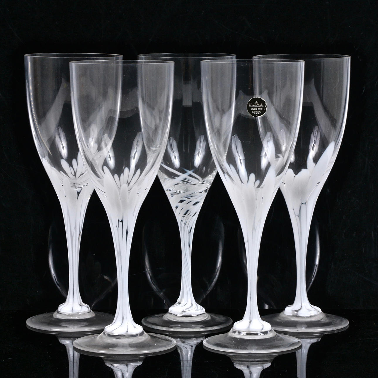 VINGLAS, 5 st. "Lotus", Rosenthal, Studio-Line.