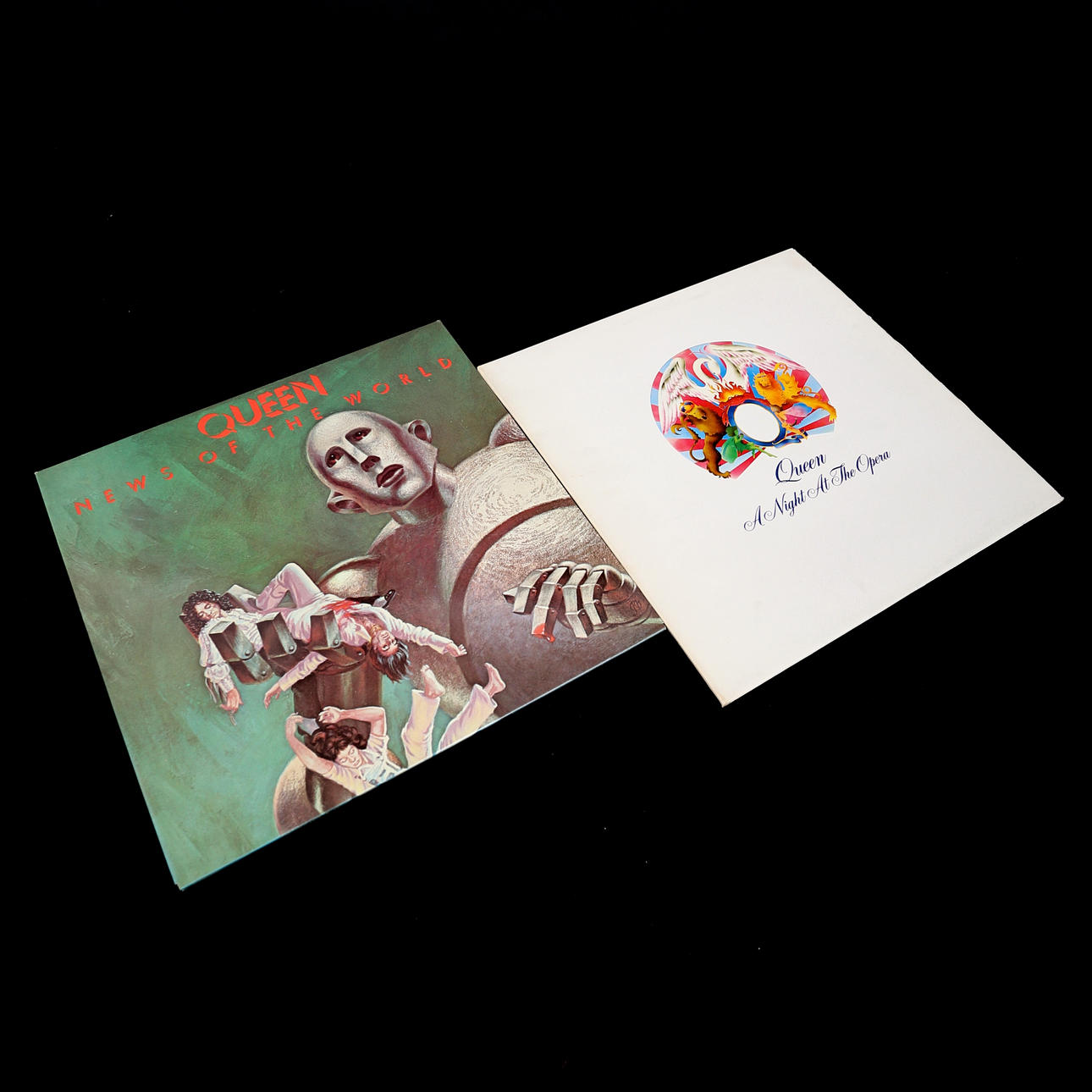 LP-SKIVOR, 2 stycken Queen.