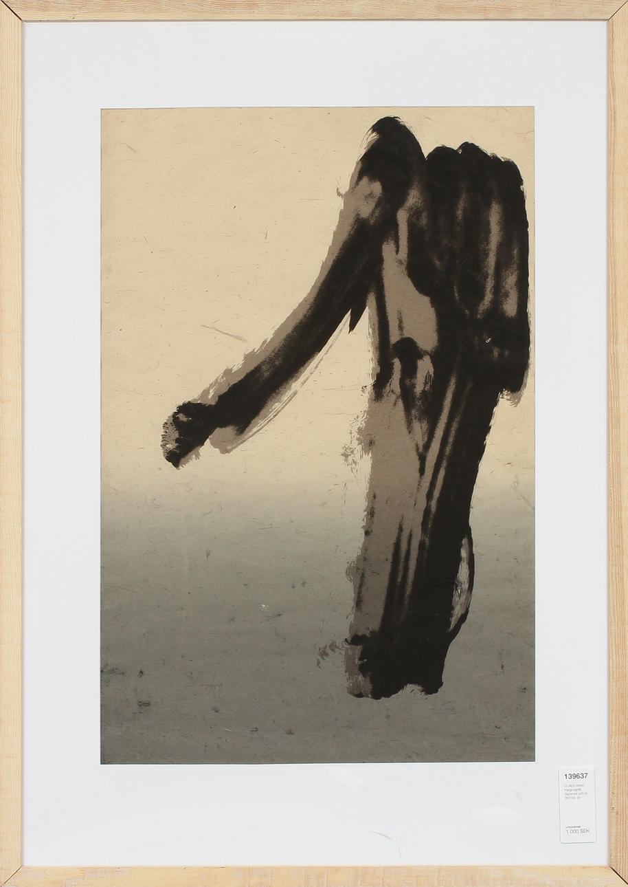 CLAES HAKE. Färglitografi. Signerad och nr 26/150.