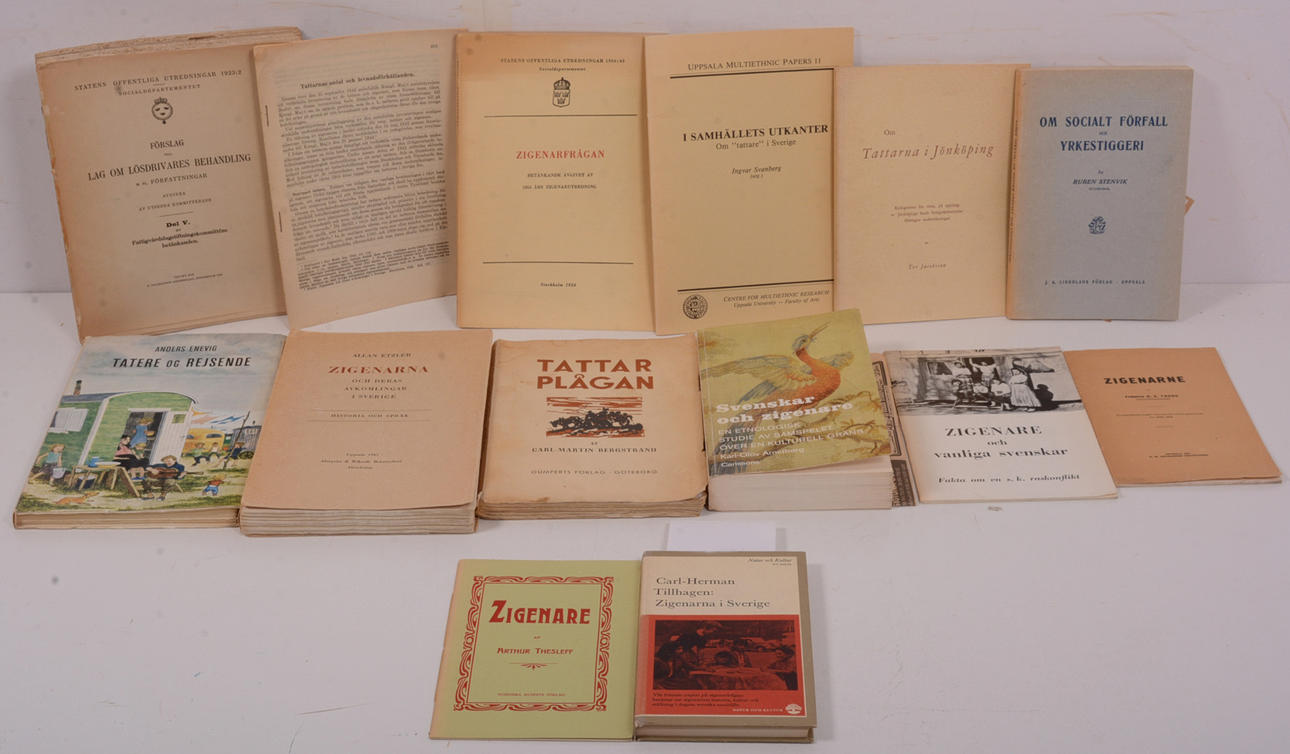 14 bind om Rejsende, Sigøjnere mm.