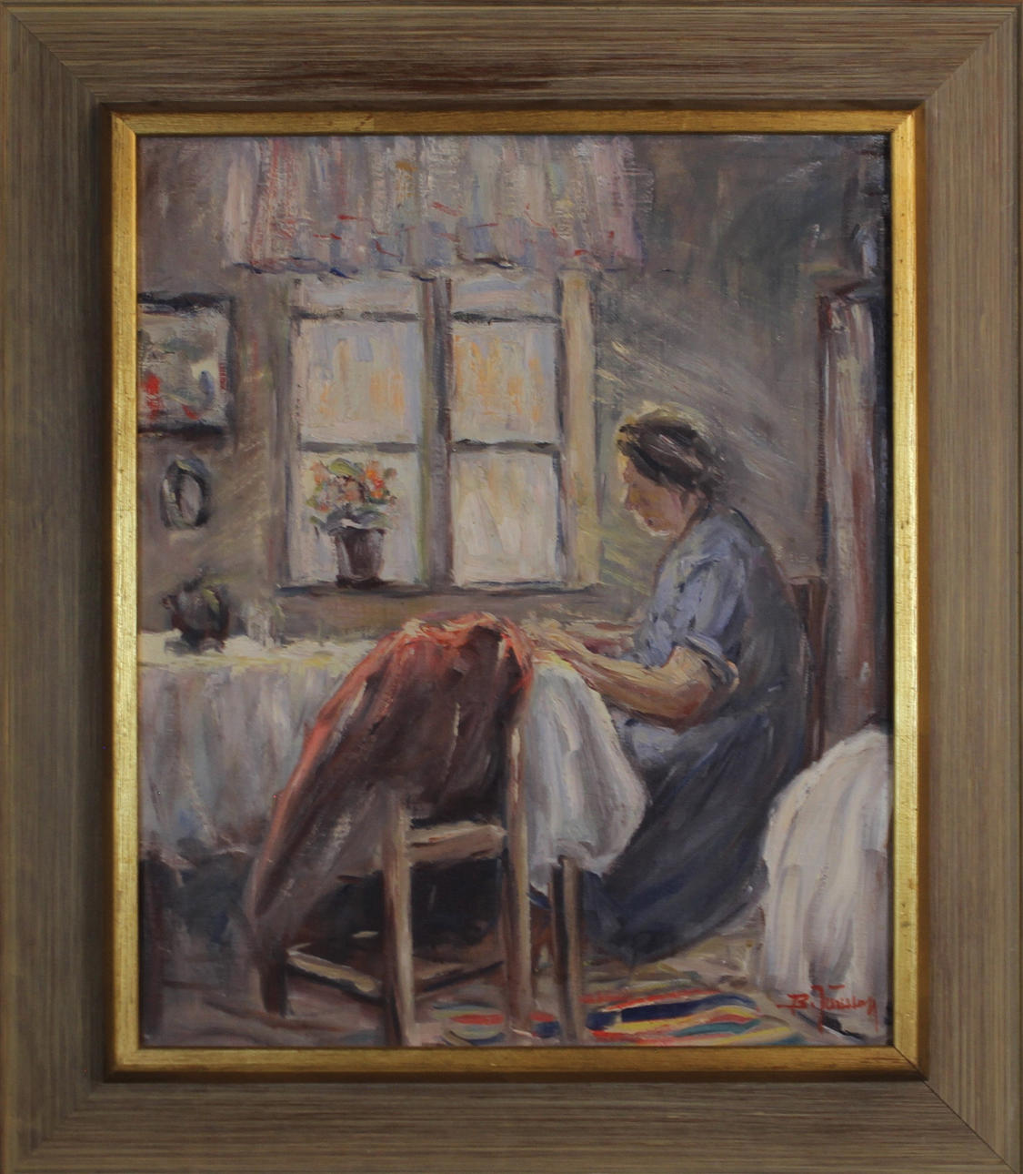 BROR JÖNSSON. OIL ON CANVAS, signed.