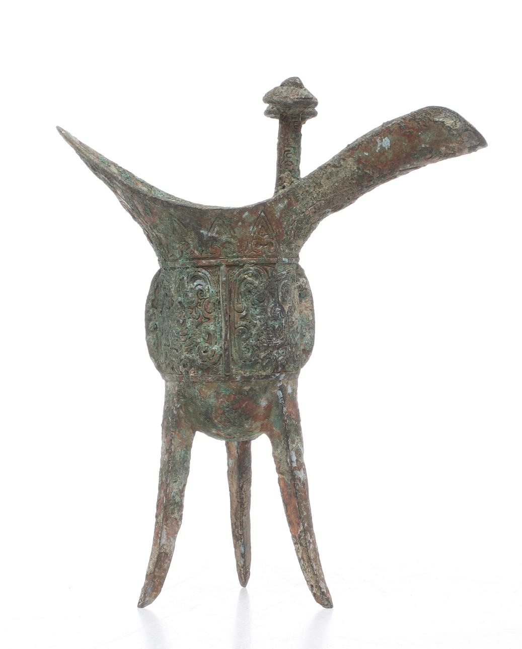 VINOFFERKANNA, brons, Kina.