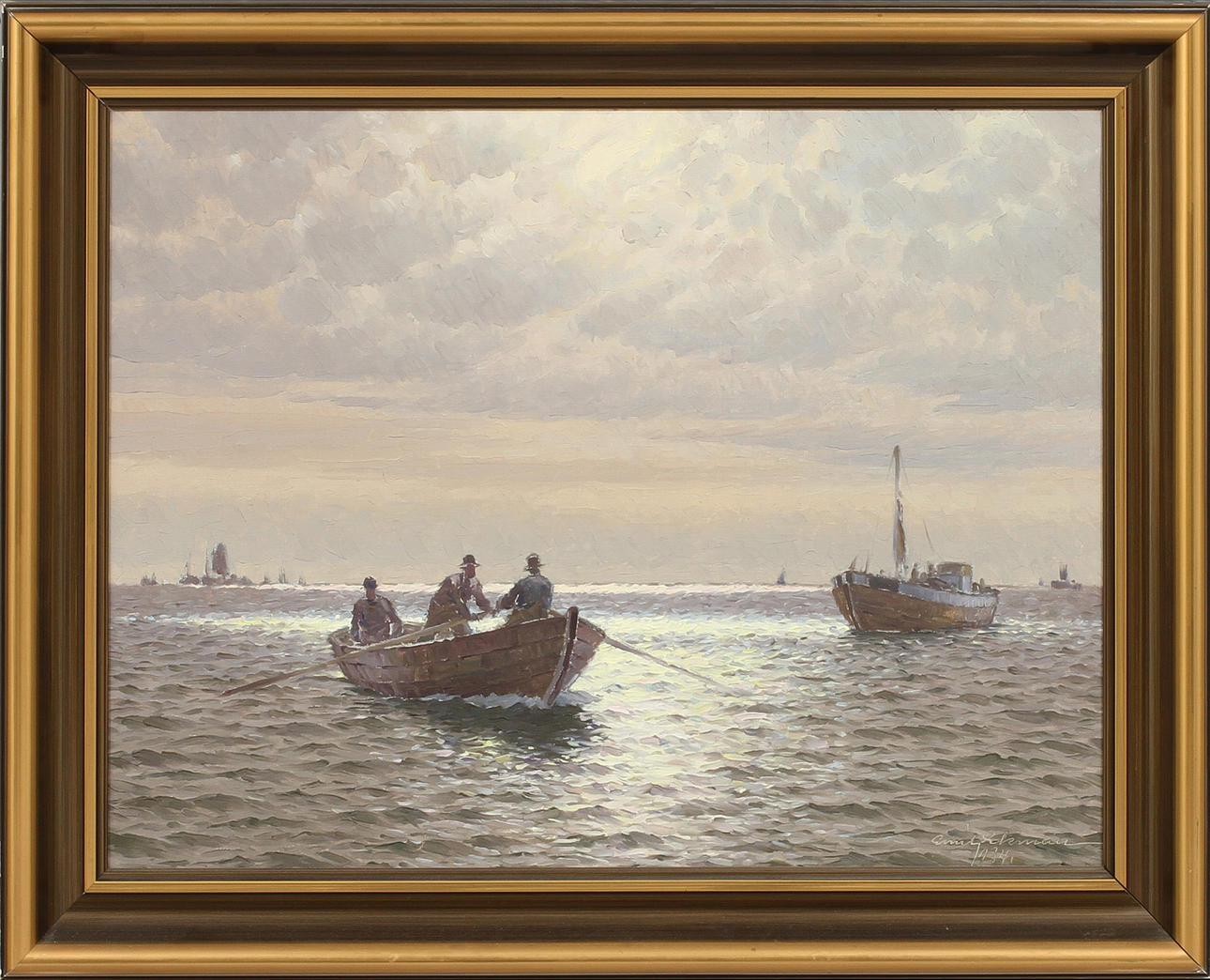 EMIL EKMAN. Olja på duk. Signerad och daterad 1934.