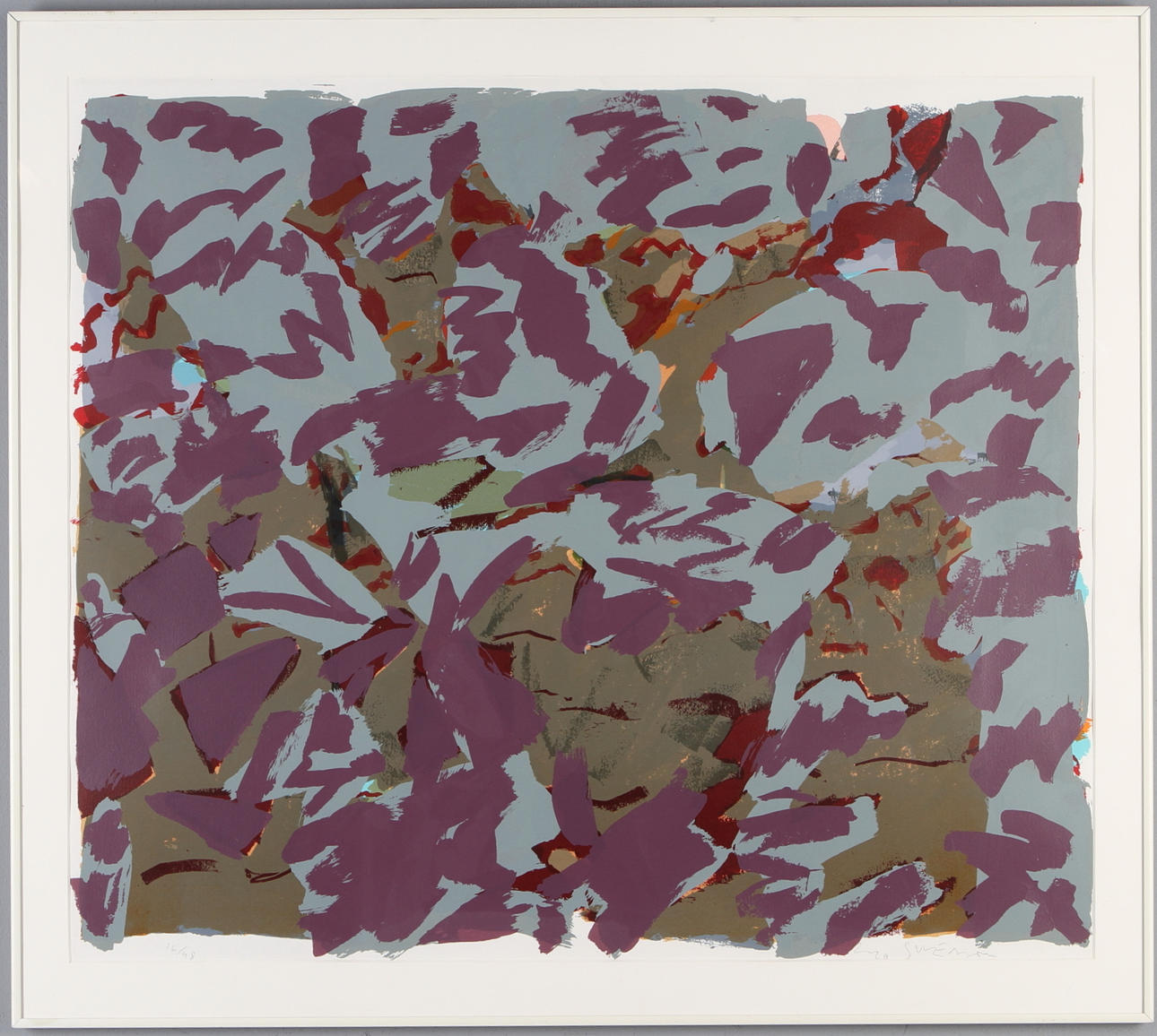 BO SWENSSON. litografi, signerad och numrerad 16 / 48.