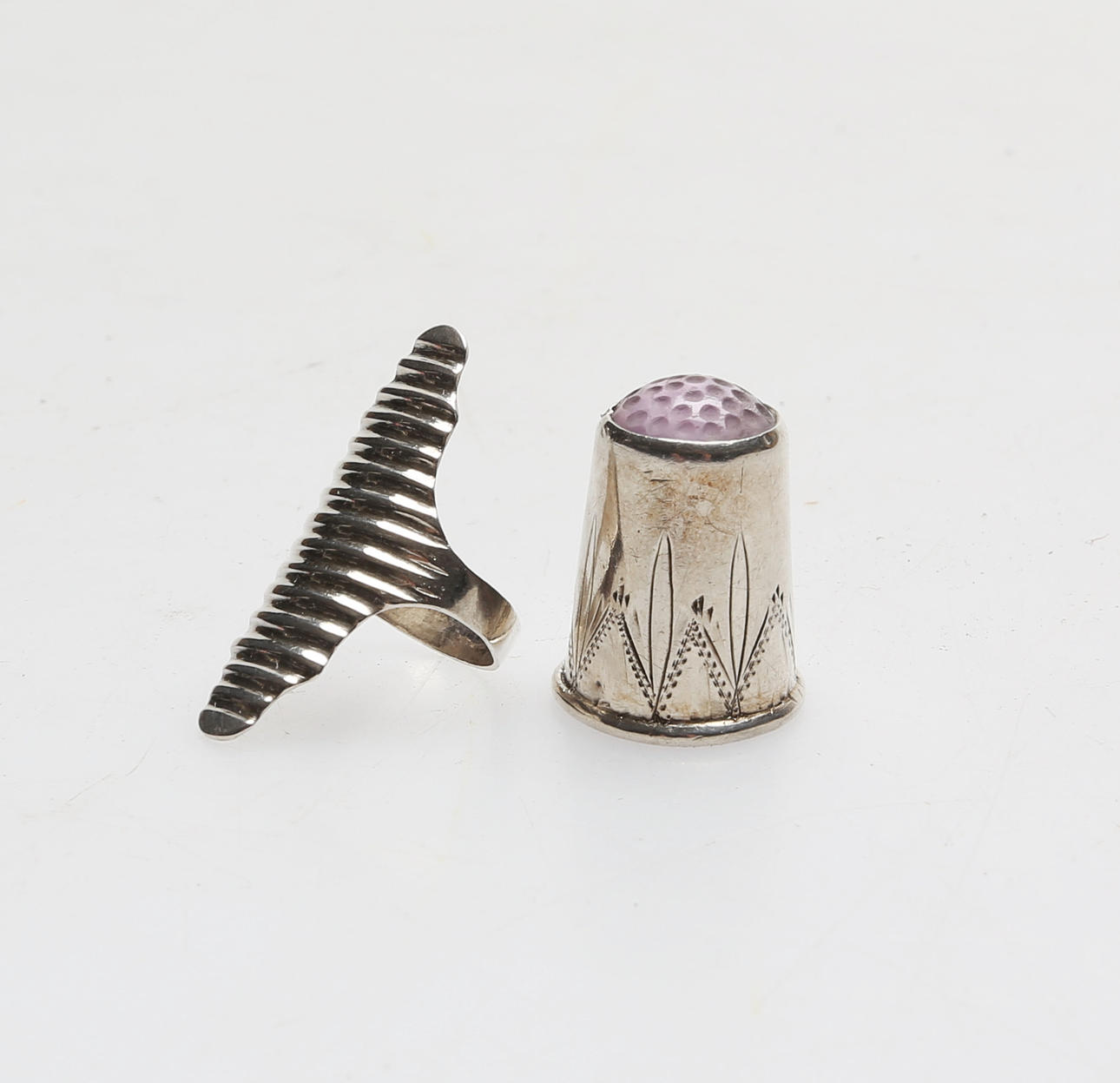 FINGERBORG och SYRING, silver, Kalmar, 1870-90-tal. Silver & Metall ...
