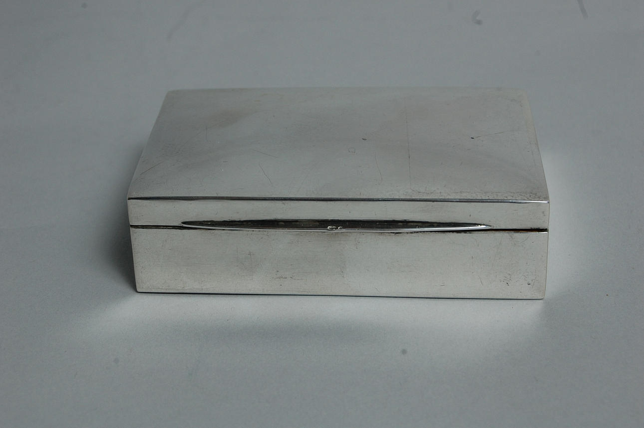 SCHATULL, silver, 1900-talets början.