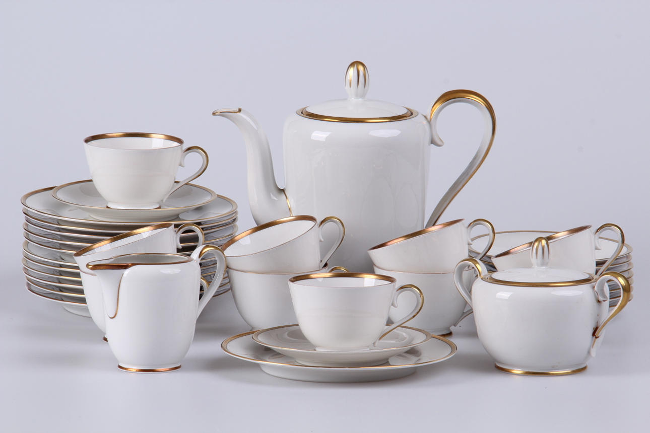 KAFFESERVIS, 32 delar, Bavaria med dekor av Hackefors.