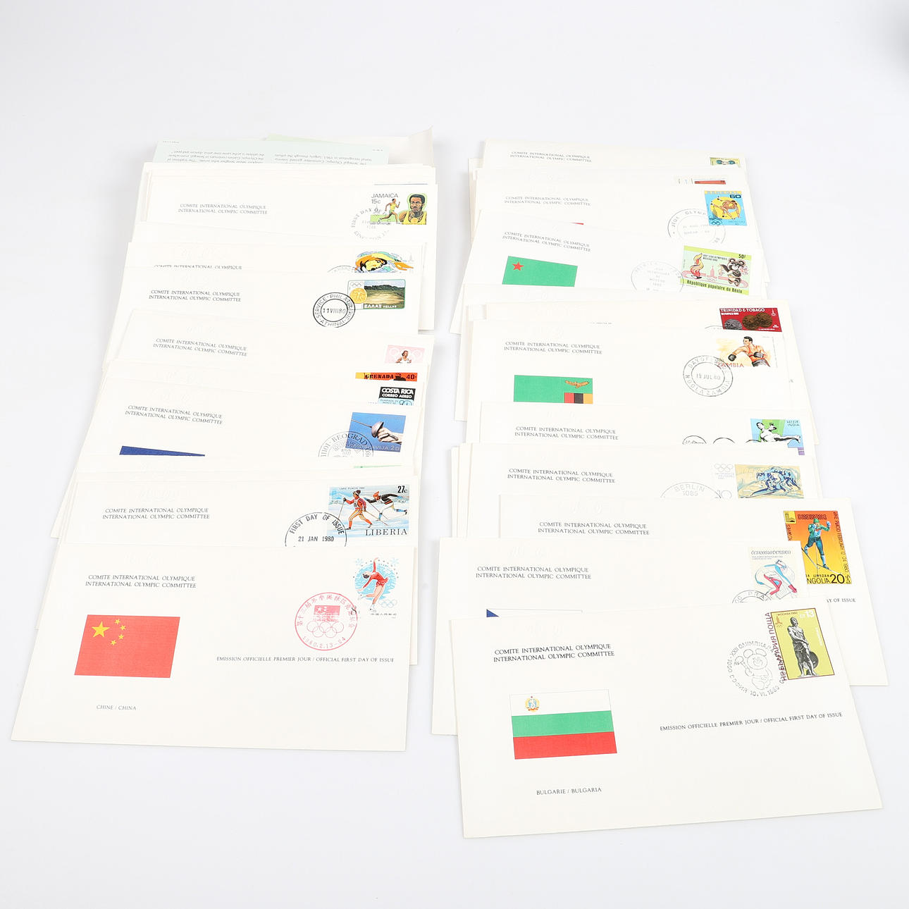 FØRSTEDAGSBREV, Olympiade 1980.