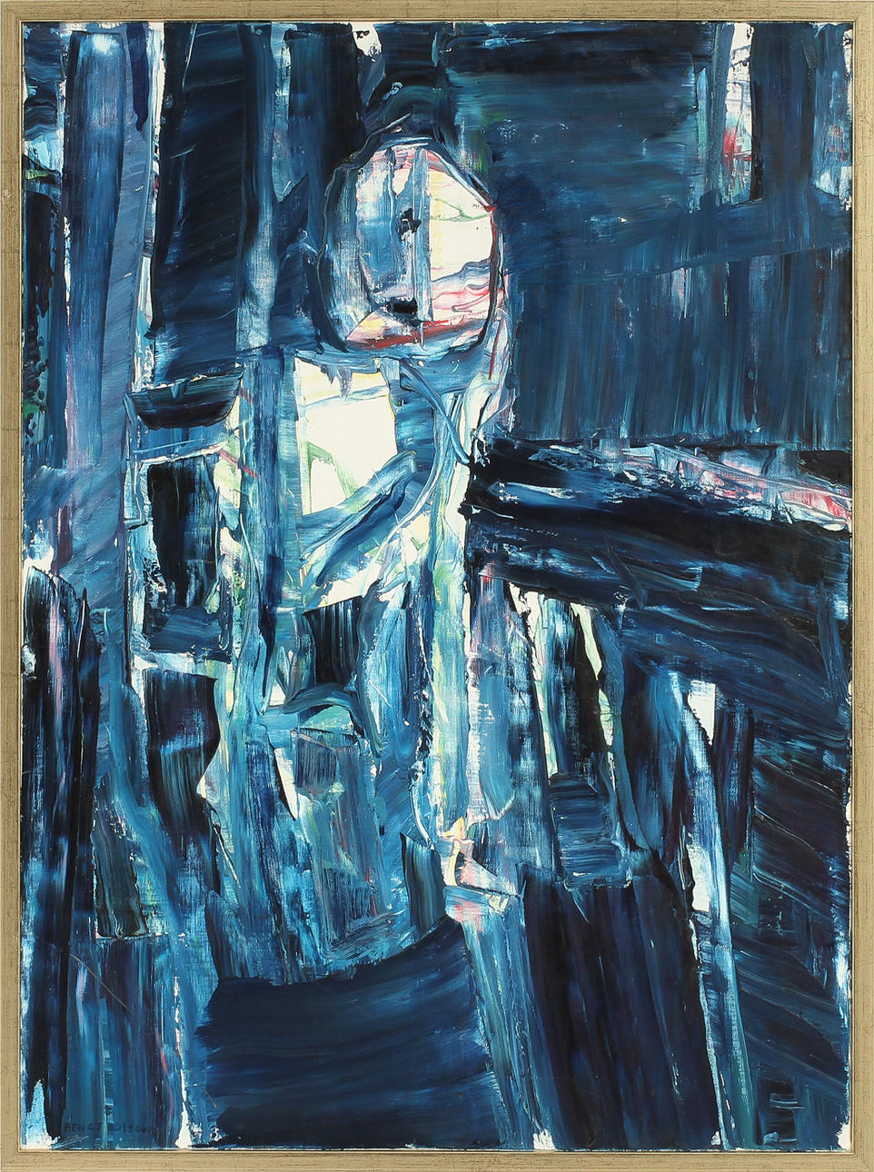 BENGT OLSSON. Olja på duk, signerad.