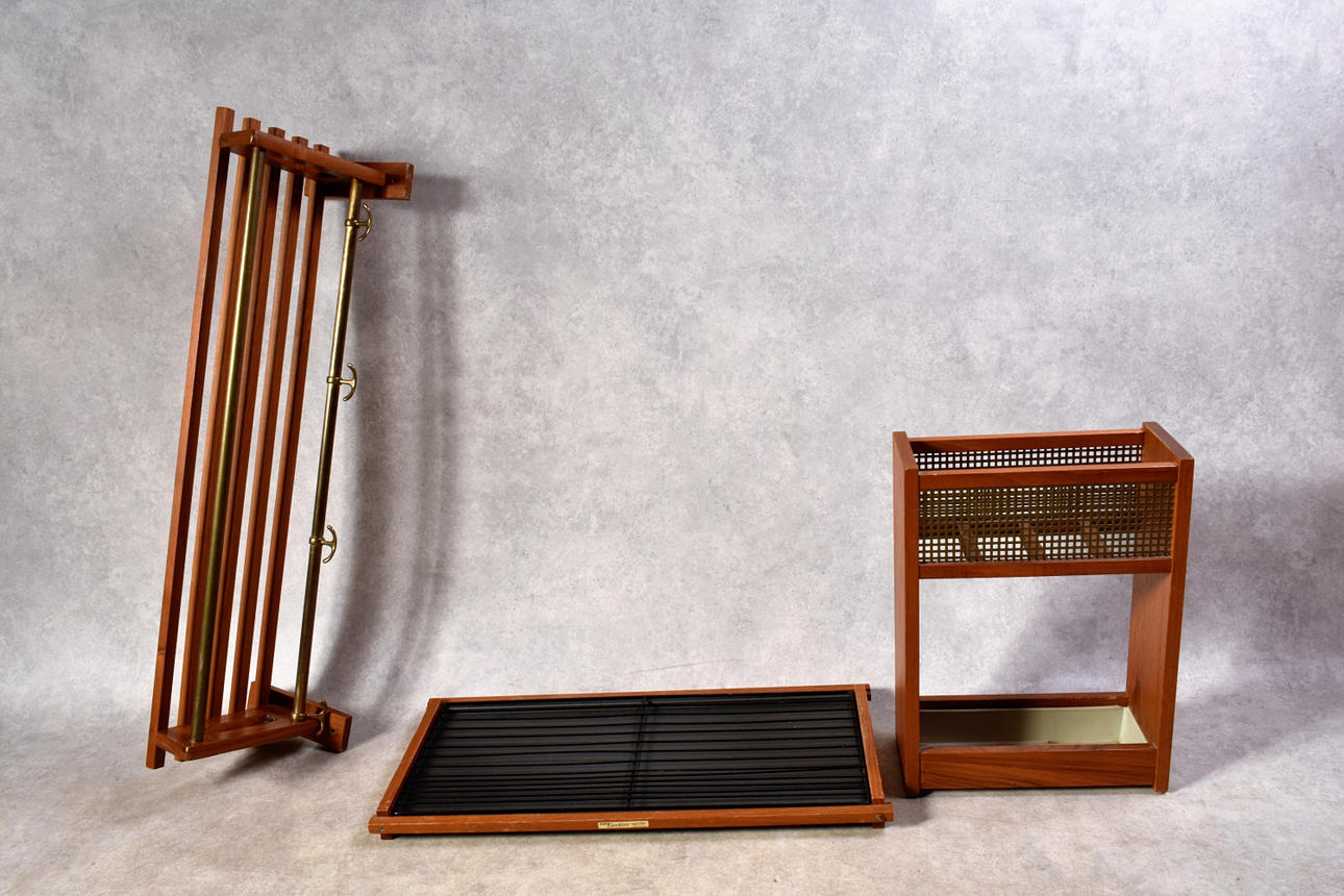 HATTHYLLA, SKOSTÄLL, PARAPLYSTÄLL Combinosystem 1960 tal.