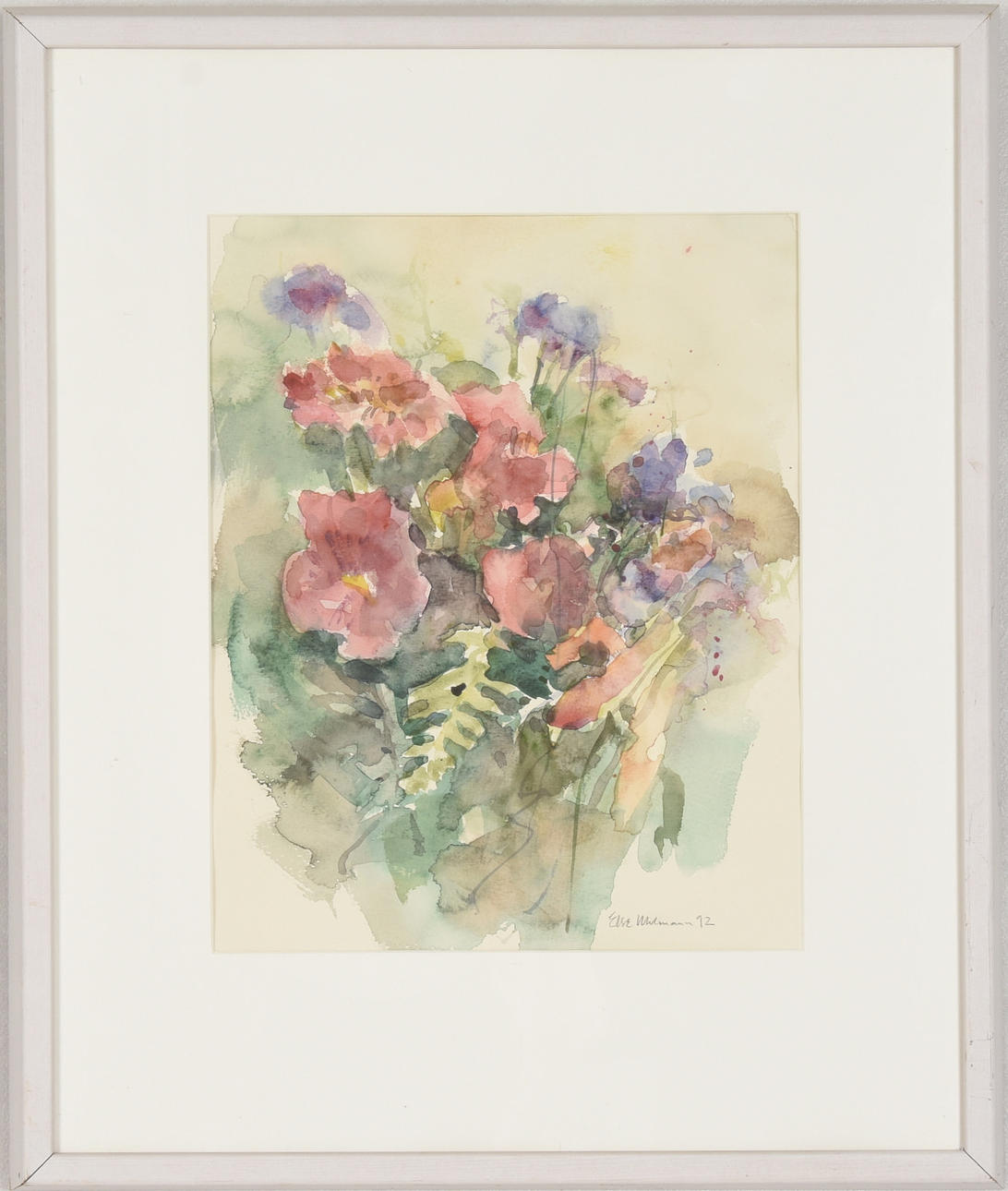 ELSE UHLMANN. Akvarell.