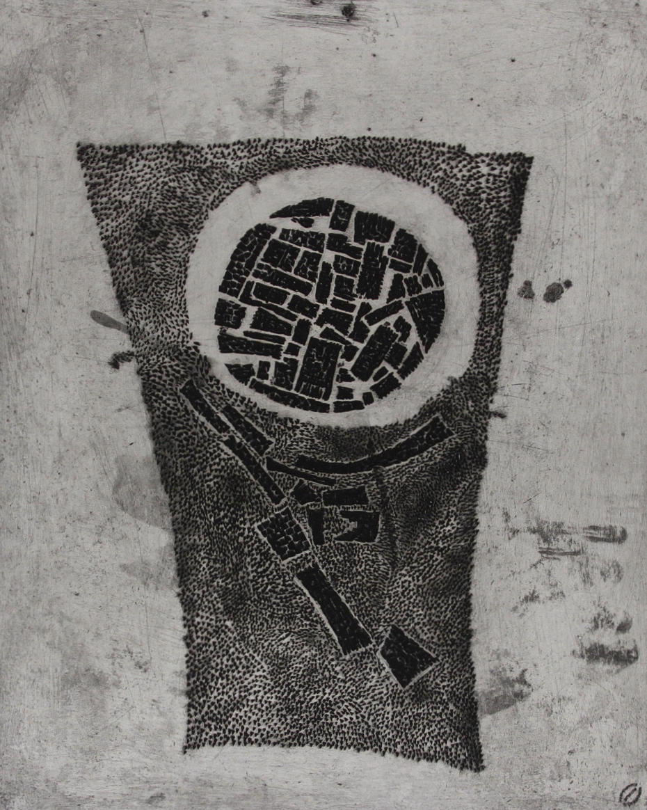 ARTHUR LUIZ PIZA. Brasilien. Komposition. Etsning, signerad Piza och numrerad 2/125.