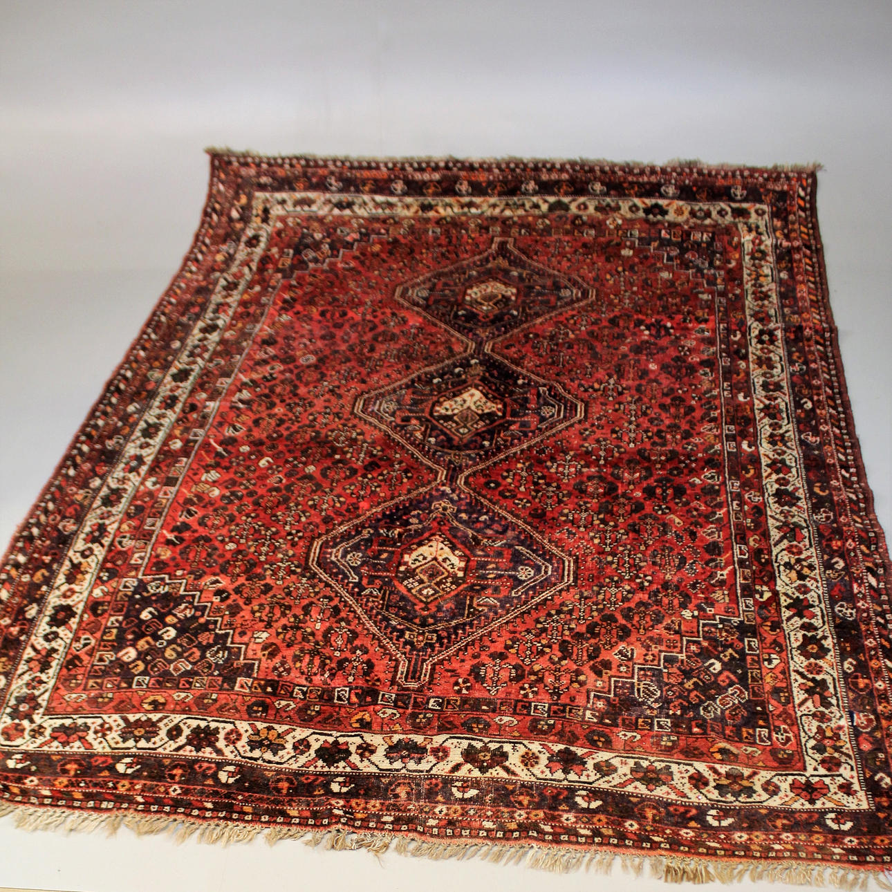 CARPET, hand-knotted Bibikabad.
