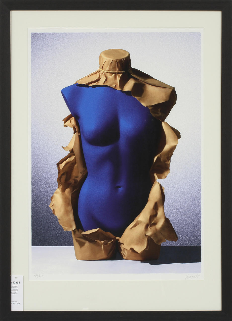 ALEXANDER VASILENKO. Färgserigrafi, signerad och numrerad 139/240.