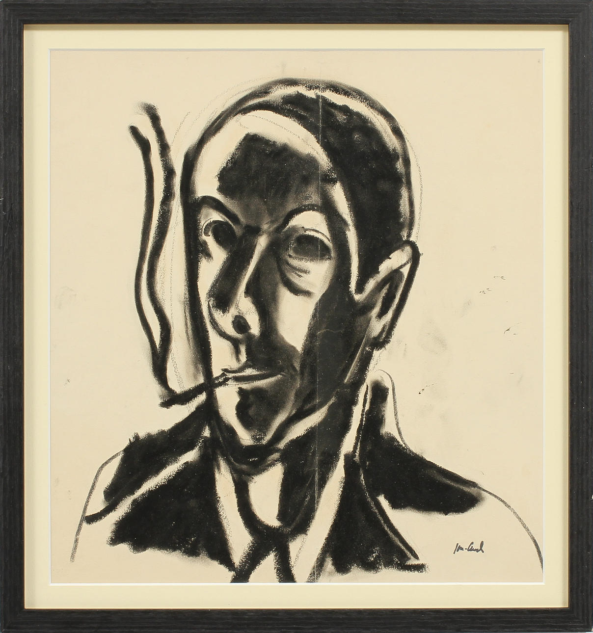 JOHN JON-AND. Blandteknik. Stämpelsignerad.