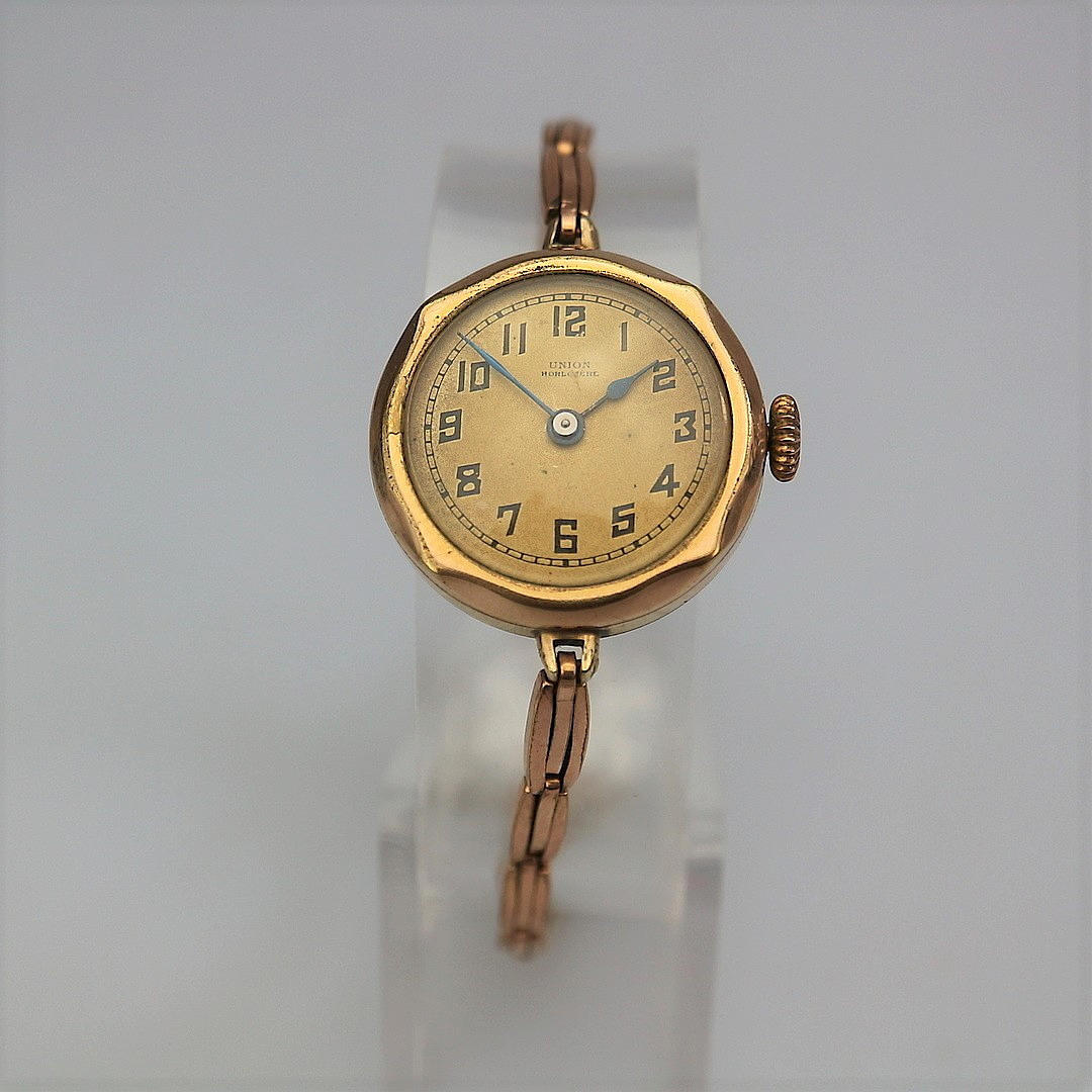 UNION GLASHÜTTE KLOCKOR KVINNORS KLOCKA.