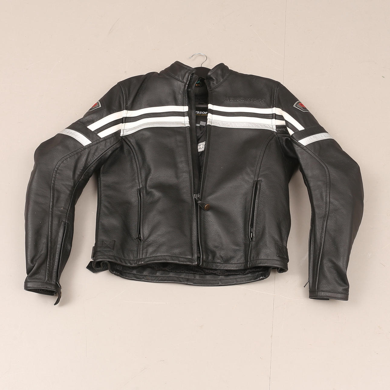 MC-JACKA dam, skinn, Halvarssons.