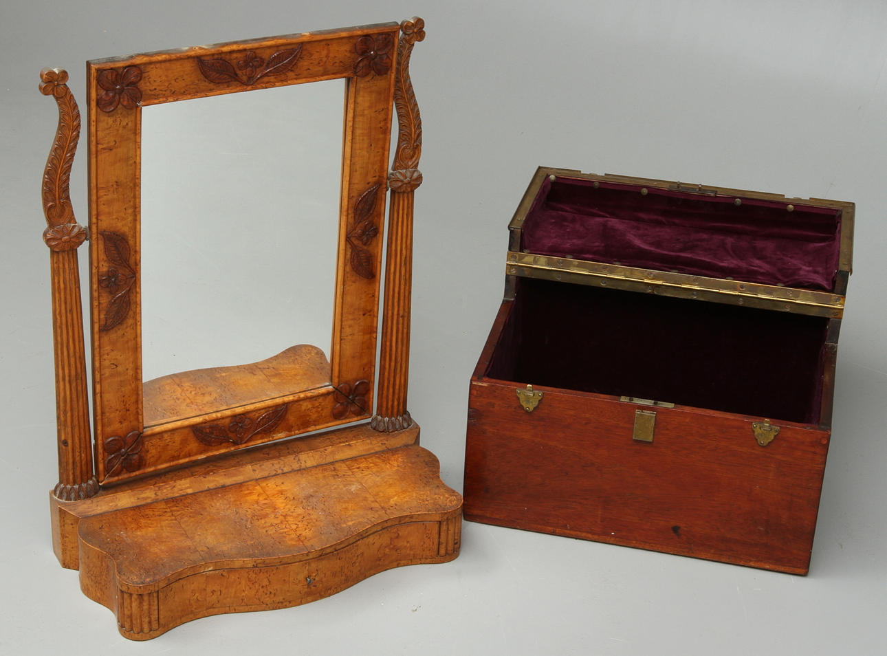 PIGTITTARE, 18/1900-tal, SCHATULL.