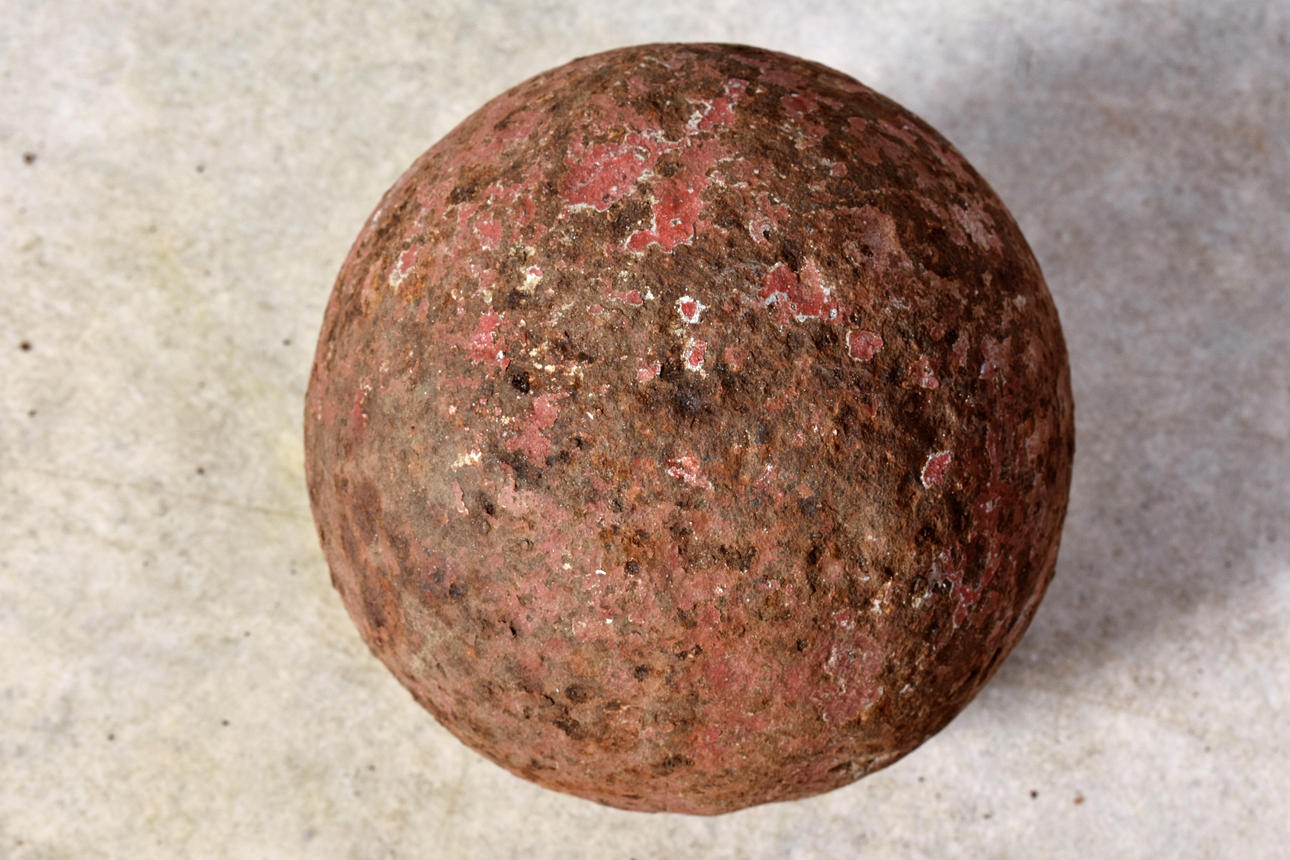 CANNON BALL large 17th century.