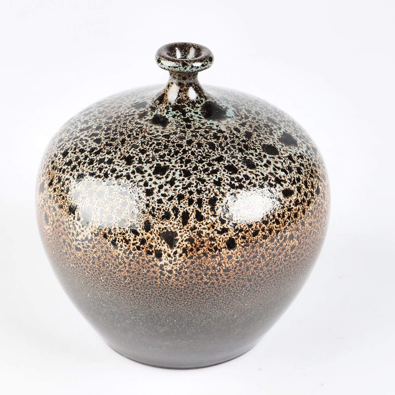 YNGVE  BLIXT. Vase, ceramics, Höganäs, signed.