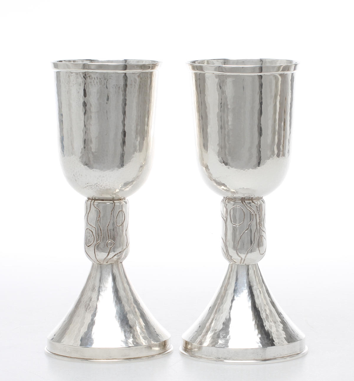 ROLF KARLSSON. kalkar, silver, ett par, Grillby 1983.