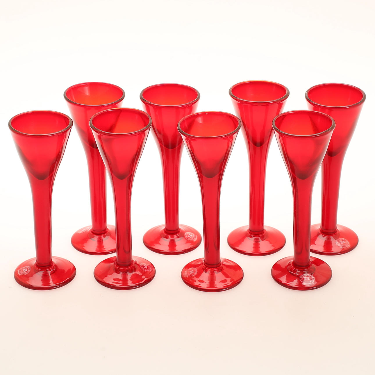 SCHNAPPGLAS, 8 Stück, Reijmyre.