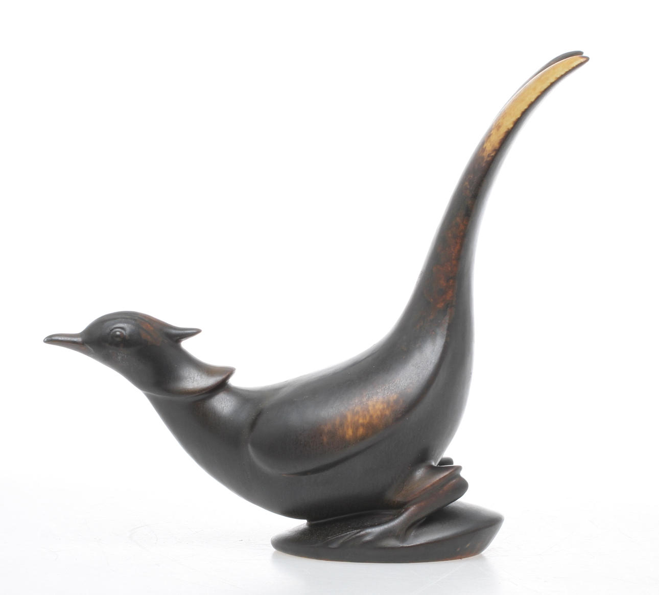 FIGUR, stengods, Fasan, Gunnar Nylund, Rörstrand.