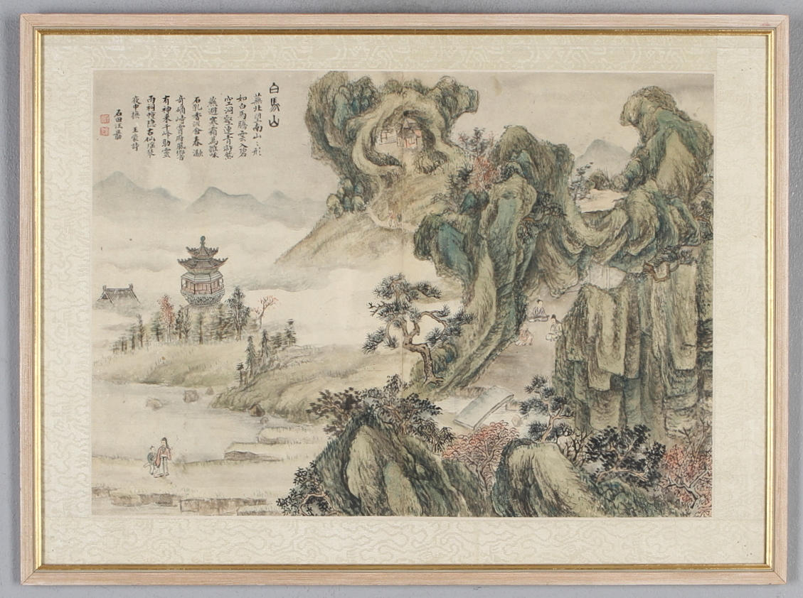 BLANDTEKNIK på papper, Japan.