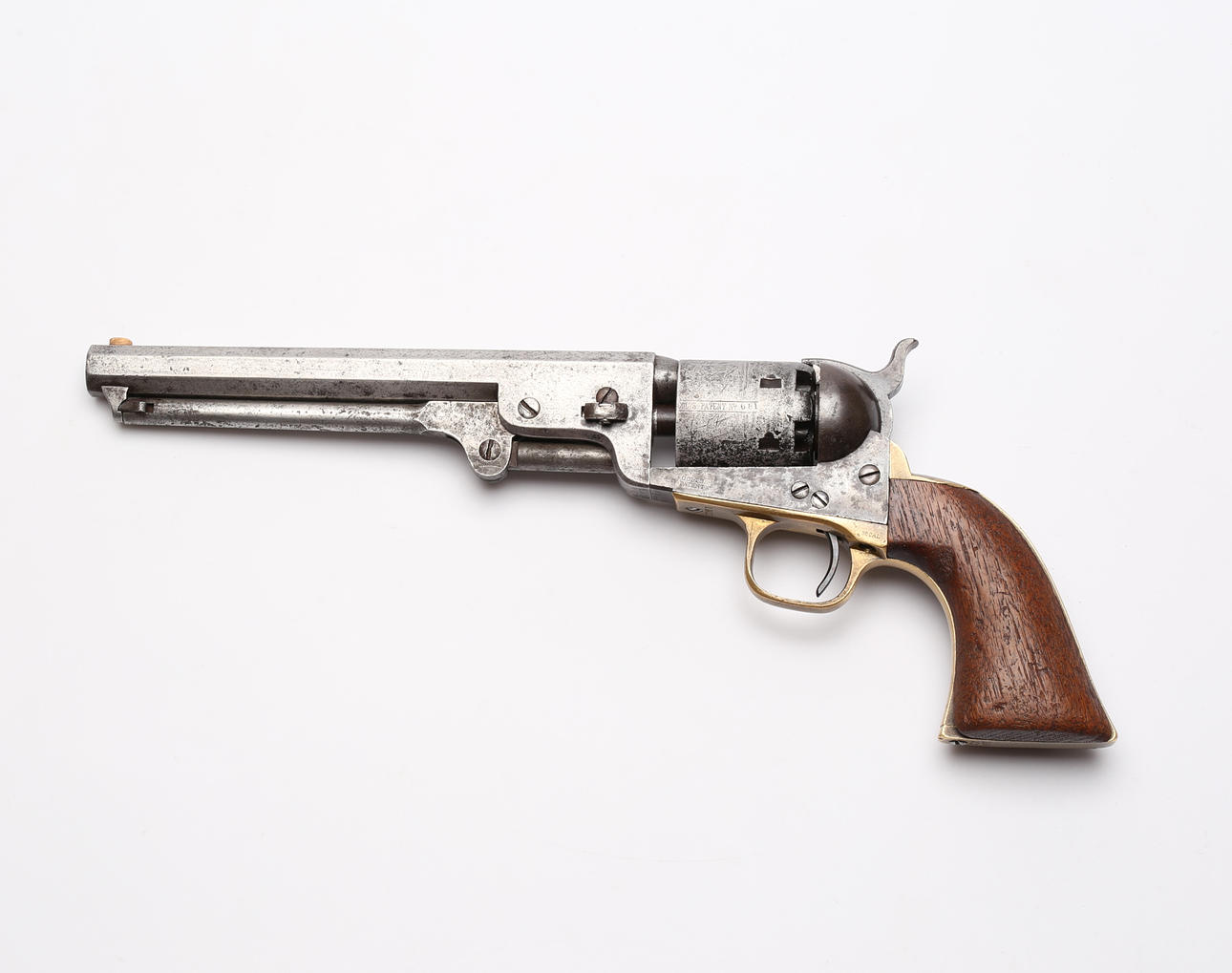 BLOCK REVOLVER, Colt Navy 1851.