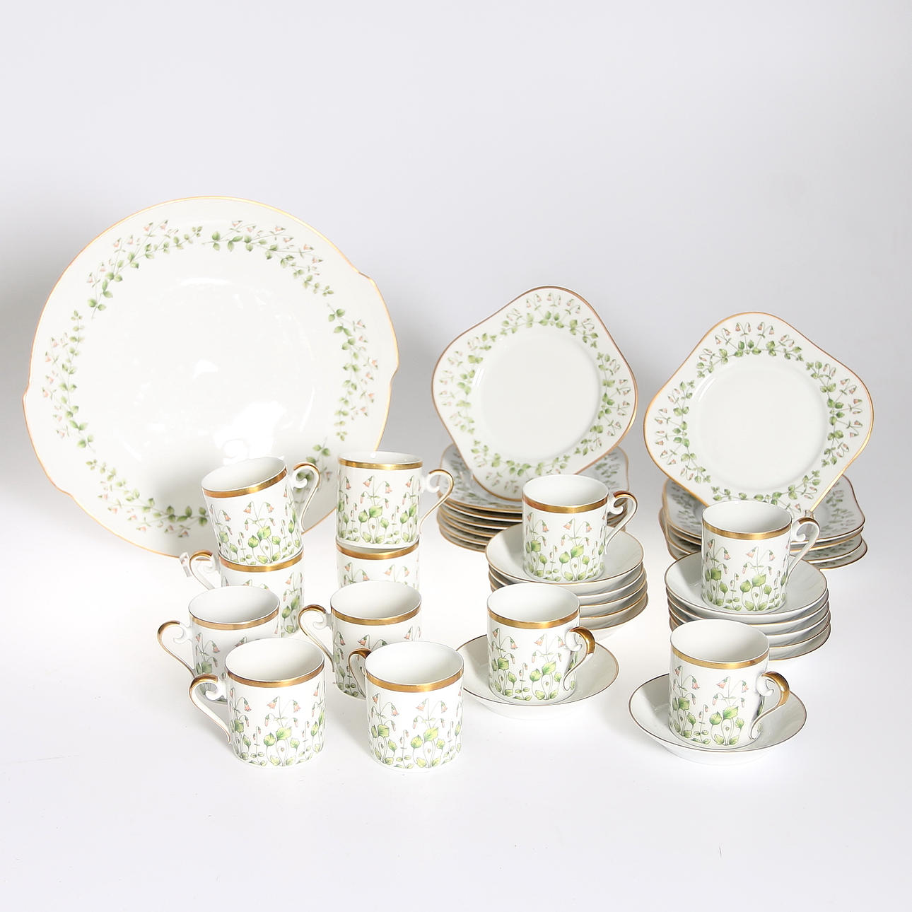 KAFFESERVIS, 37 delar, "Linnaea Borealis", Hackefors.