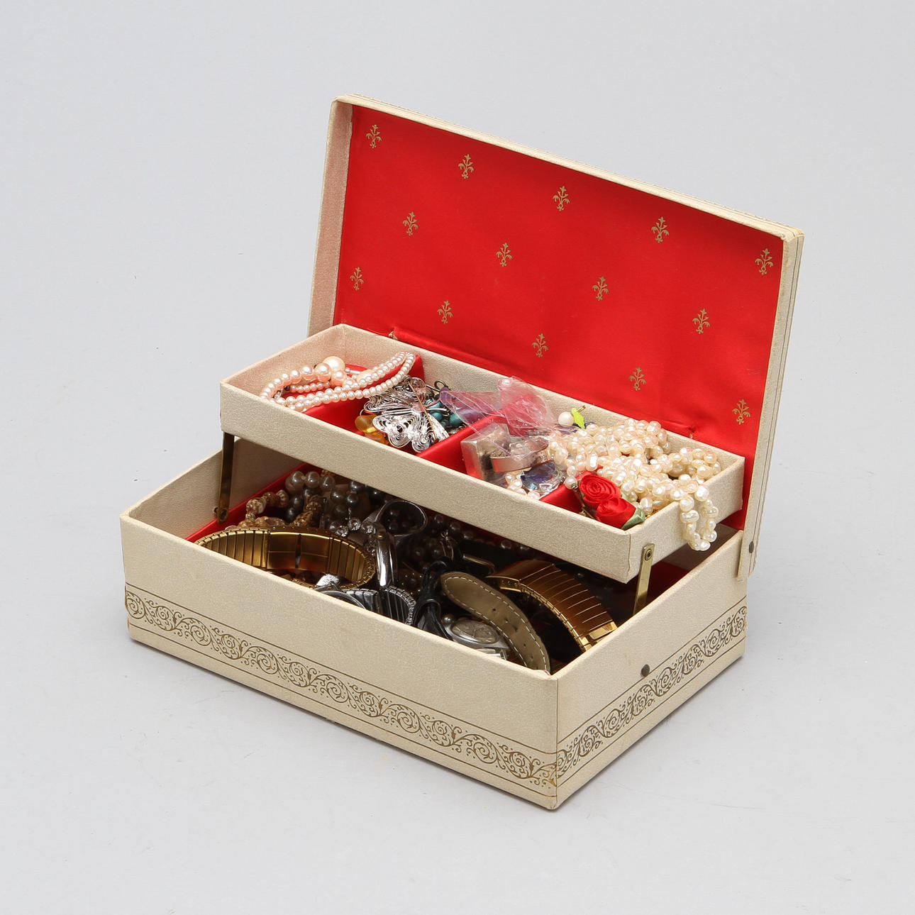 SMYCKEN diverse bijouterier, samt 7st armbandsur.