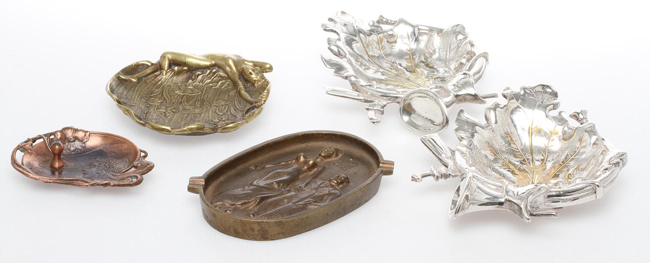 ASKFAT, 5 st, metall, 1800/1900-tal.