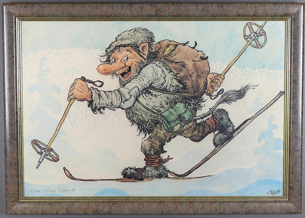 ROLF LIDBERG. Tryck, signerad, daterad, 97/300, -73.