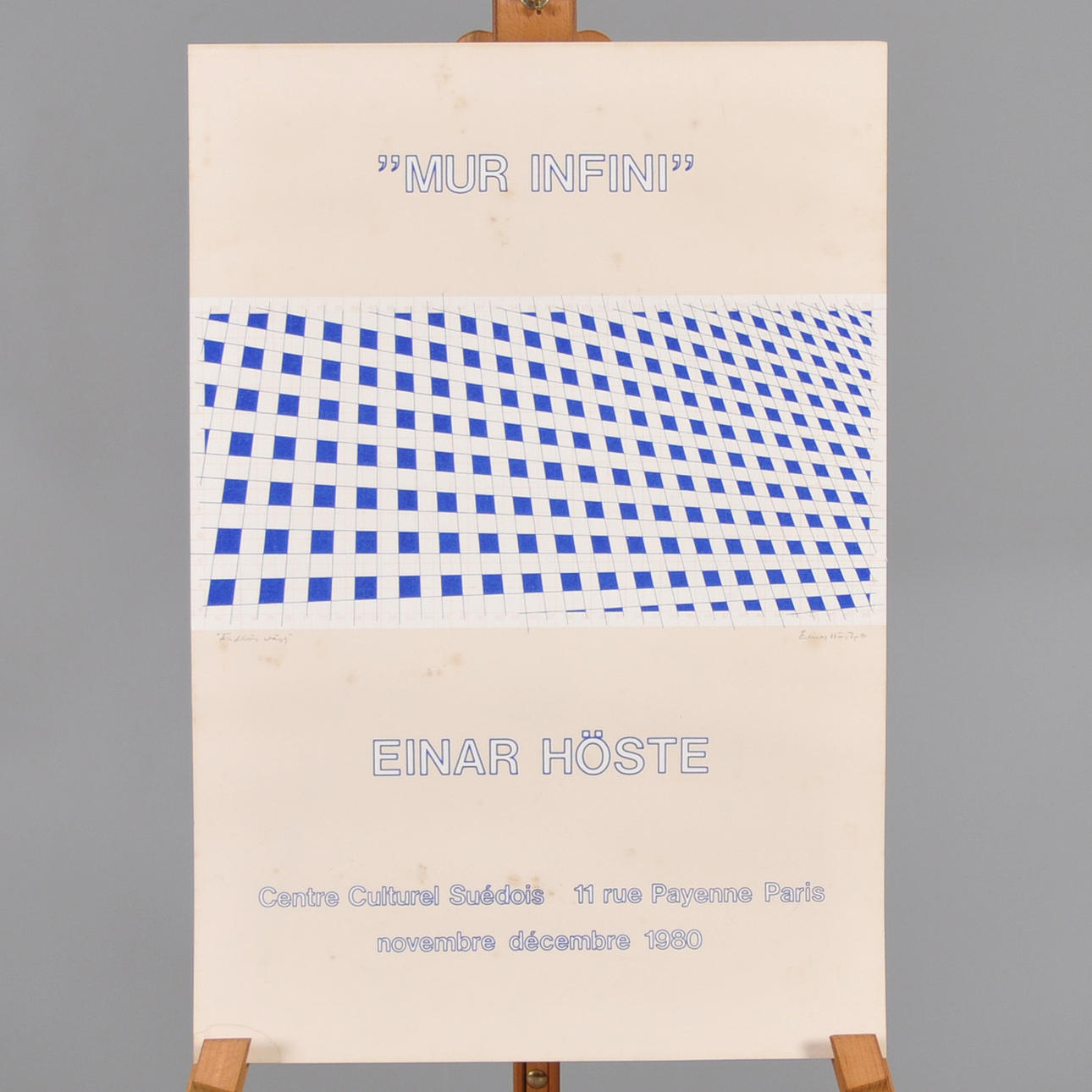 EINAR HÖSTE. endless wall "mur infini".