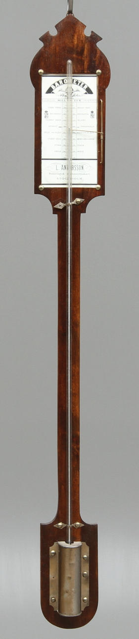 BAROMETER, L. Andersson, Meteorologisk Instrumentmakare, Stockholm. 1800-tal.