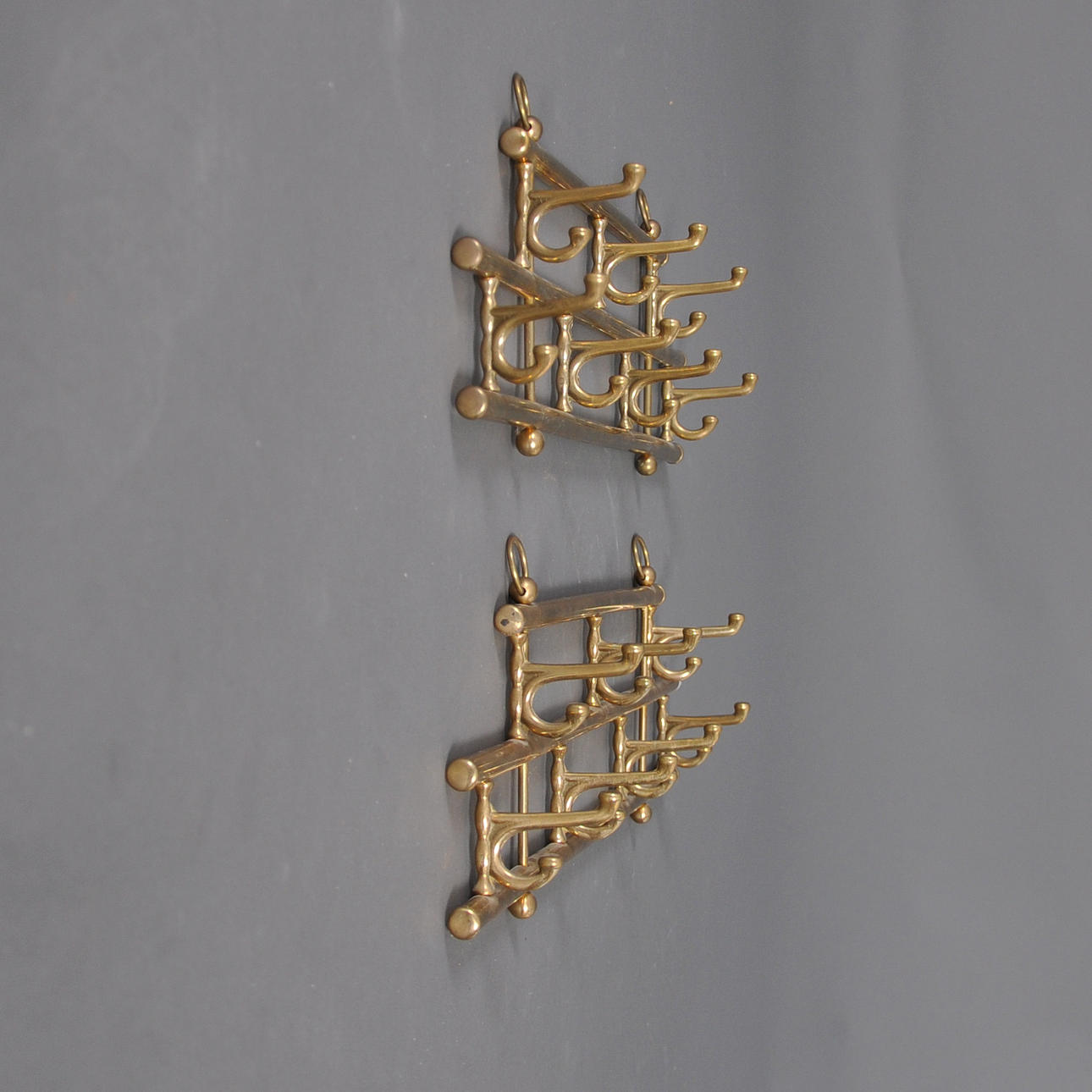 KLEIDERBÜGEL MESSING 2 Teile.