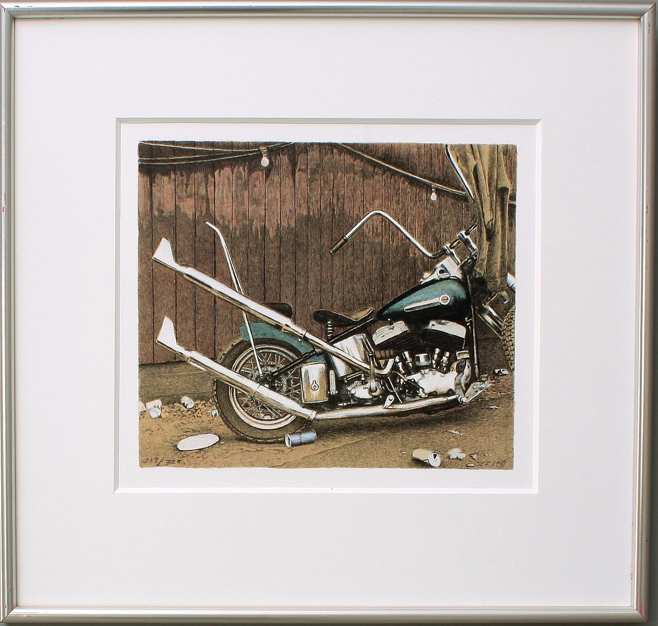 JOHN ERIK FRANZÉN. Färglitografi, signerad och numrerad 309/320.