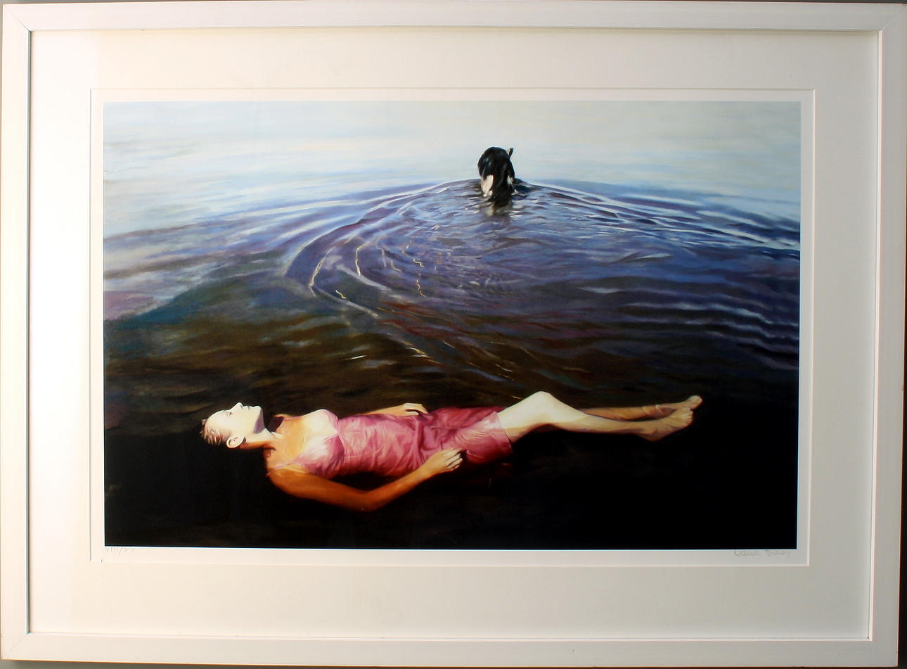 KARIN BROOS. "Väktaren II" Färgoffset, signerad och numrerad VIII/XX.